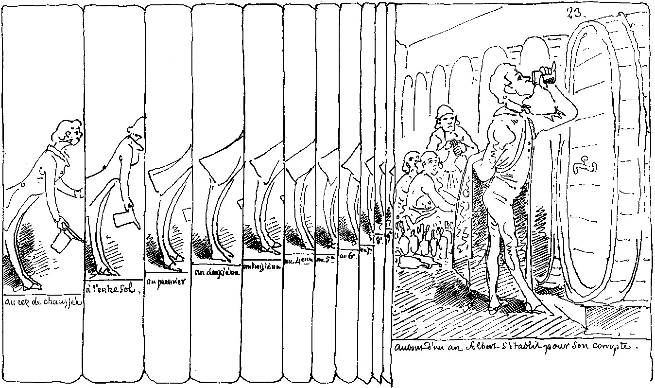 Fragmento de Histoire d'Albert, Rodolphe Töpffer