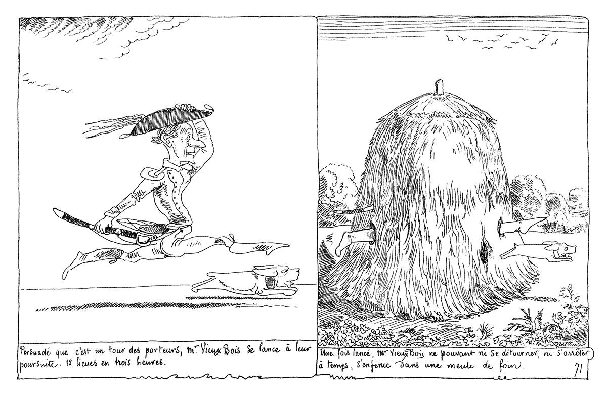 Fragmento de Les Amours de M. Vieux Bois, Rodolphe Töpffer